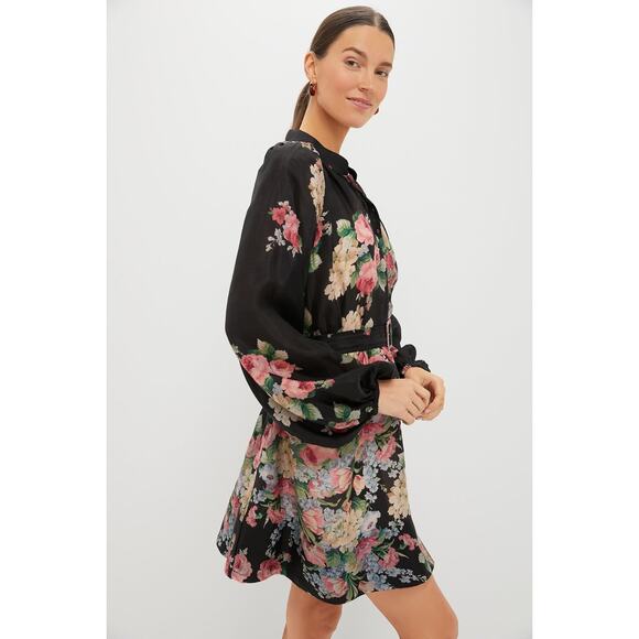 BYTIMO Flower Market Cupro Button Down Dress Size XS NWT Retail $430 Tuckernuck - Picture 2 of 8